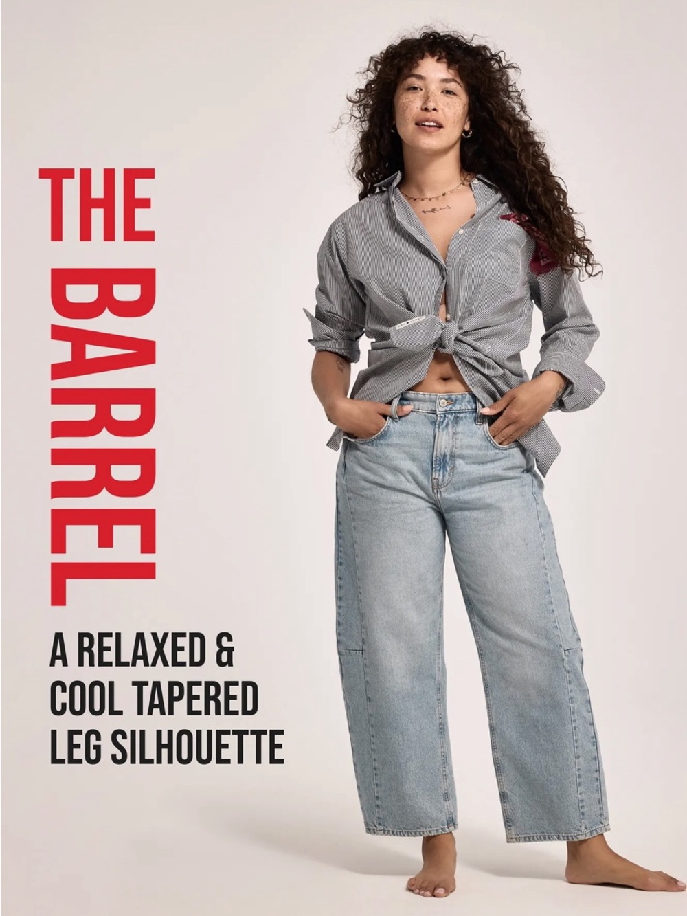 Lucky Brand Barrel Leg Blue Jeans 6/28A
